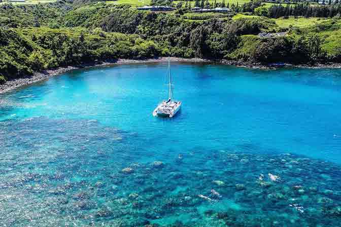 Trilogy in Honolua Bay